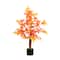 3ft. Deluxe Potted Artificial Autumn Maple Tree